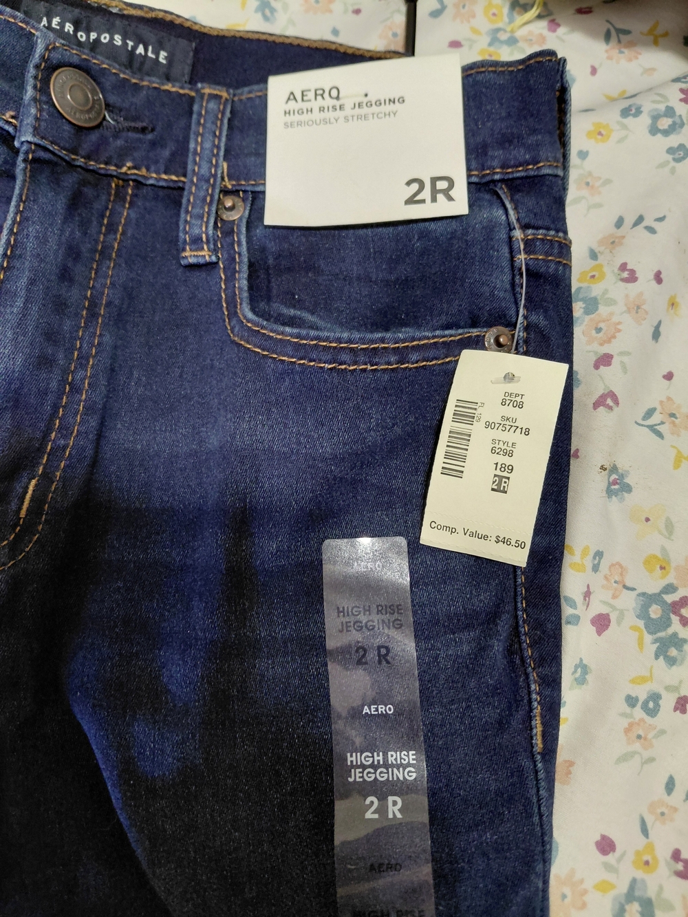 Aeropostale AERO High-Rise Jegging - Dark Blue (2R)